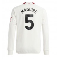 Fotballdrakt Herre Manchester United Harry Maguire #5 Tredjedrakt 2023-24 Langermet